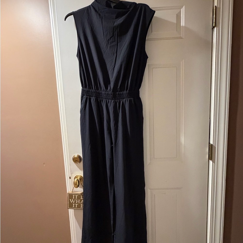 FLX Black Sleeveless Jumpsuit